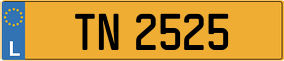 Truck License Plate
